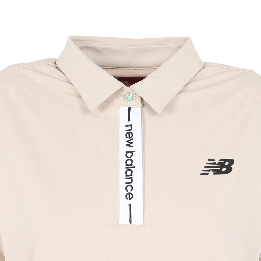 ニューバランス（new balance）（レディース）ゴルフウェア フレンチスリーブ COLLAR シャツ 012-5168504-041