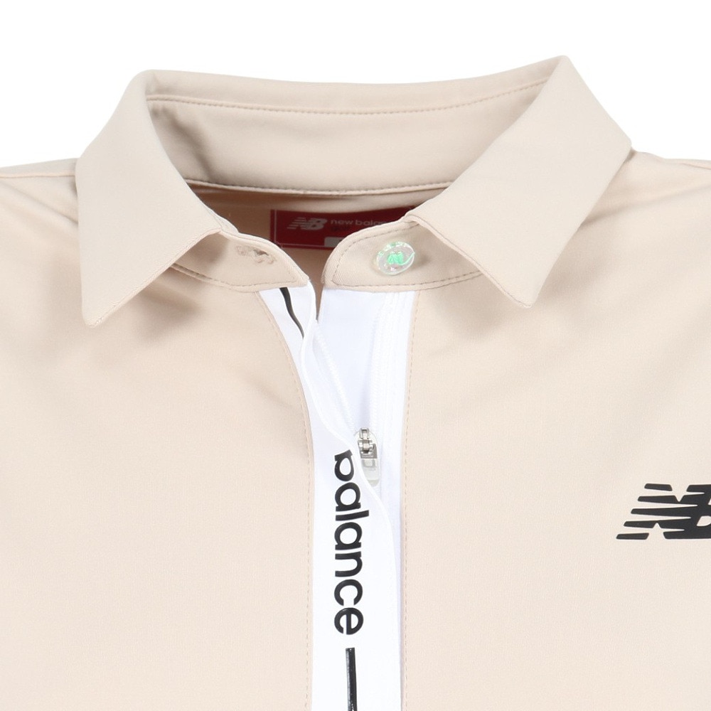 ニューバランス（new balance）（レディース）ゴルフウェア フレンチスリーブ COLLAR シャツ 012-5168504-041