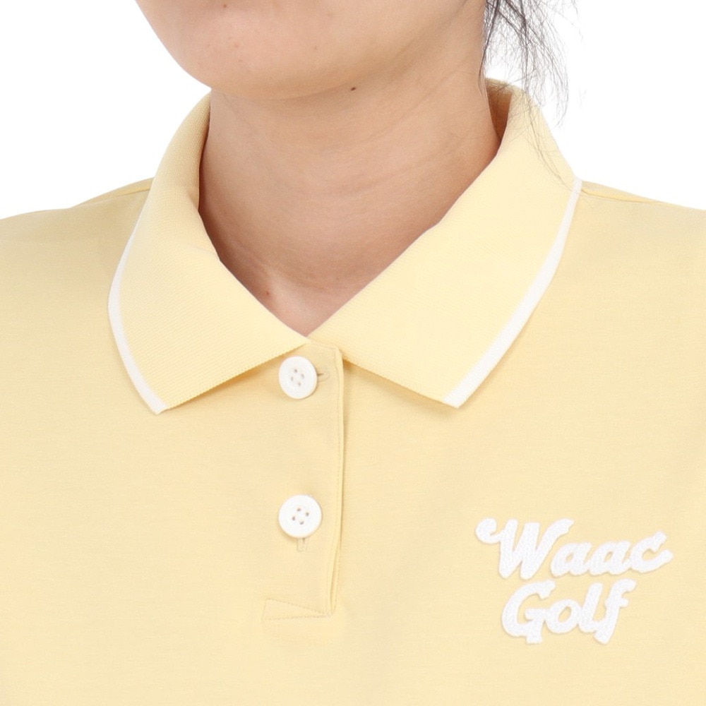 WAAC（WAAC）（レディース）ゴルフウェア ライトストレッチポンチ 半袖ポロシャツ 072252061-0041