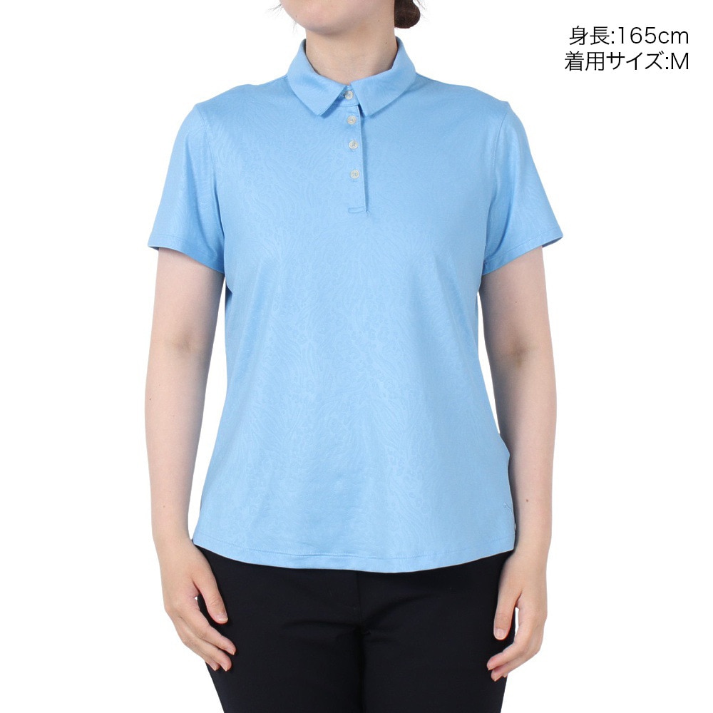 プーマ（PUMA）（レディース）ゴルフウェア MATTR ANIMAL DEBOSS 半袖ポロシャツ 629356-02