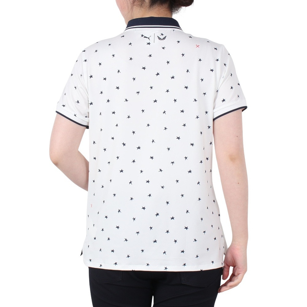 プーマ（PUMA）（レディース）ゴルフウェア X VOLITION DANCING STARS 半袖ポロシャツ 629553-01