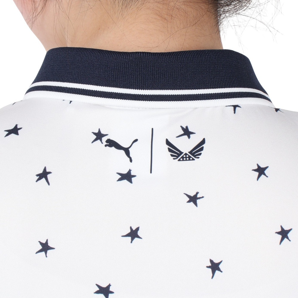 プーマ（PUMA）（レディース）ゴルフウェア X VOLITION DANCING STARS 半袖ポロシャツ 629553-01