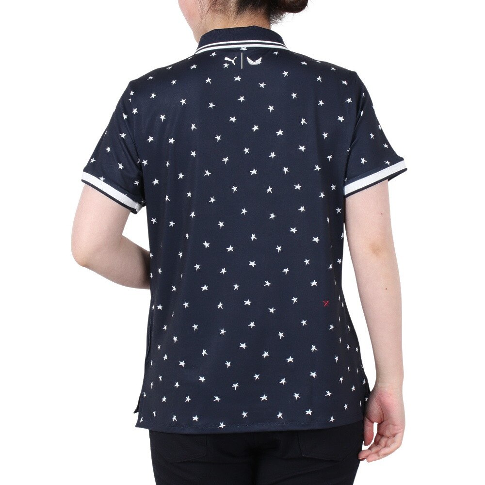 プーマ（PUMA）（レディース）ゴルフウェア X VOLITION DANCING STARS 半袖ポロシャツ 629553-02