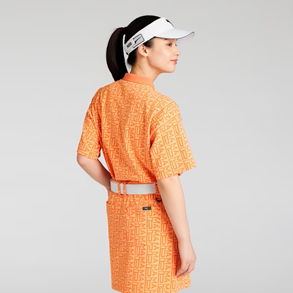 プーマ（PUMA）（レディース）ゴルフウェア 吸水速乾 FOG ジャガード AOP 半袖 ポロシャツ 633354-02