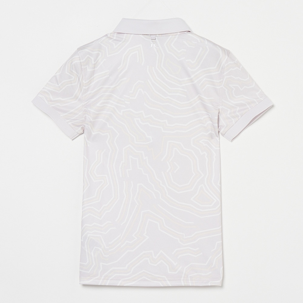 J.LINDEBERG（J.LINDEBERG）（レディース）ゴルフウェア ツアーテックプリント半袖ポロ 072-24841-25AW-081
