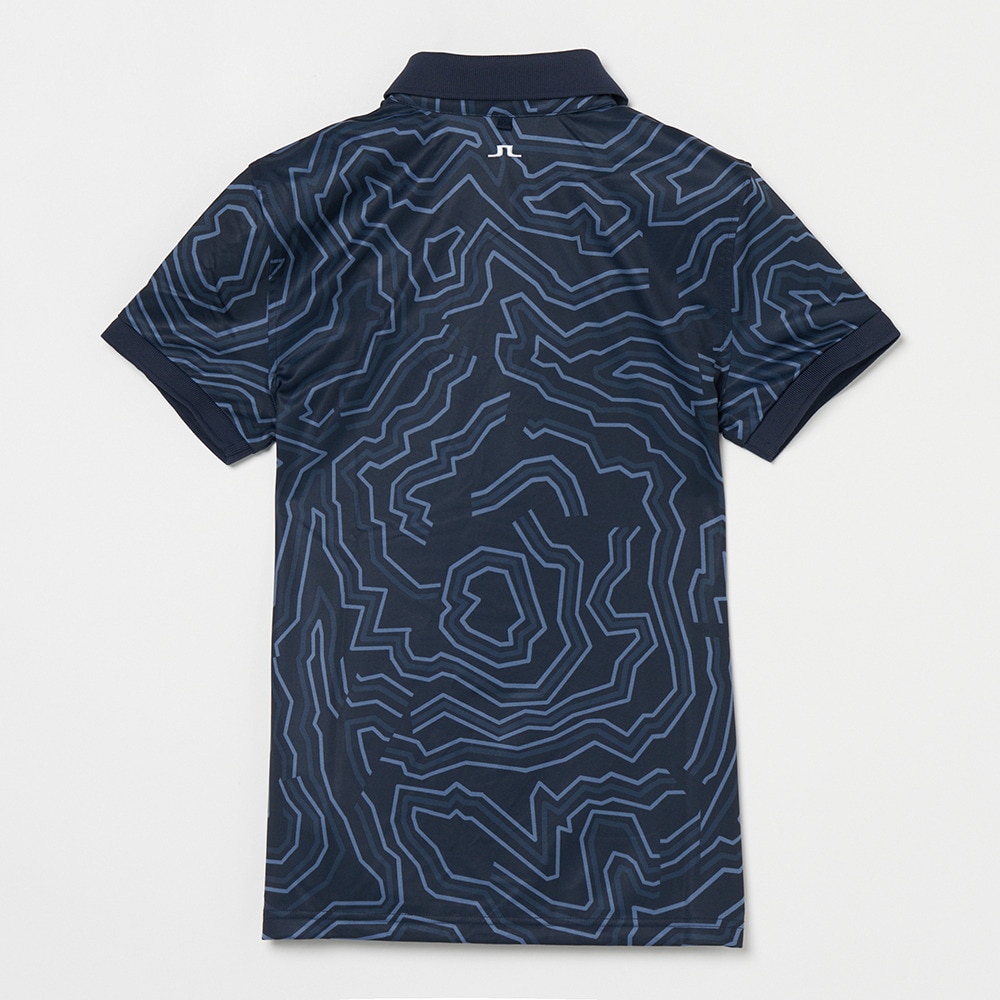 J.LINDEBERG（J.LINDEBERG）（レディース）ゴルフウェア ツアーテックプリント半袖ポロ 072-24841-25AW-098