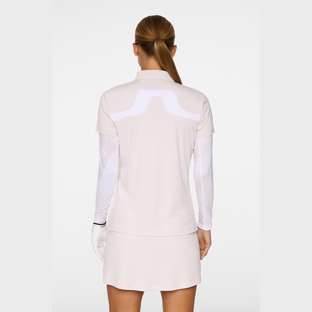 J.LINDEBERG（J.LINDEBERG）（レディース）ゴルフウェア 速乾 Cassie 半袖ポロシャツ 072-24842-25AW-081