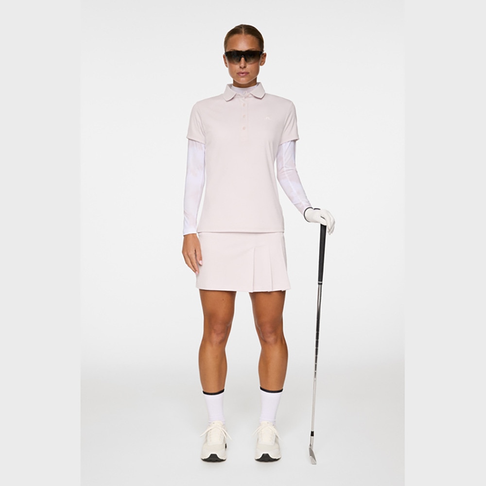 J.LINDEBERG（J.LINDEBERG）（レディース）ゴルフウェア 速乾 Cassie 半袖ポロシャツ 072-24842-25AW-081
