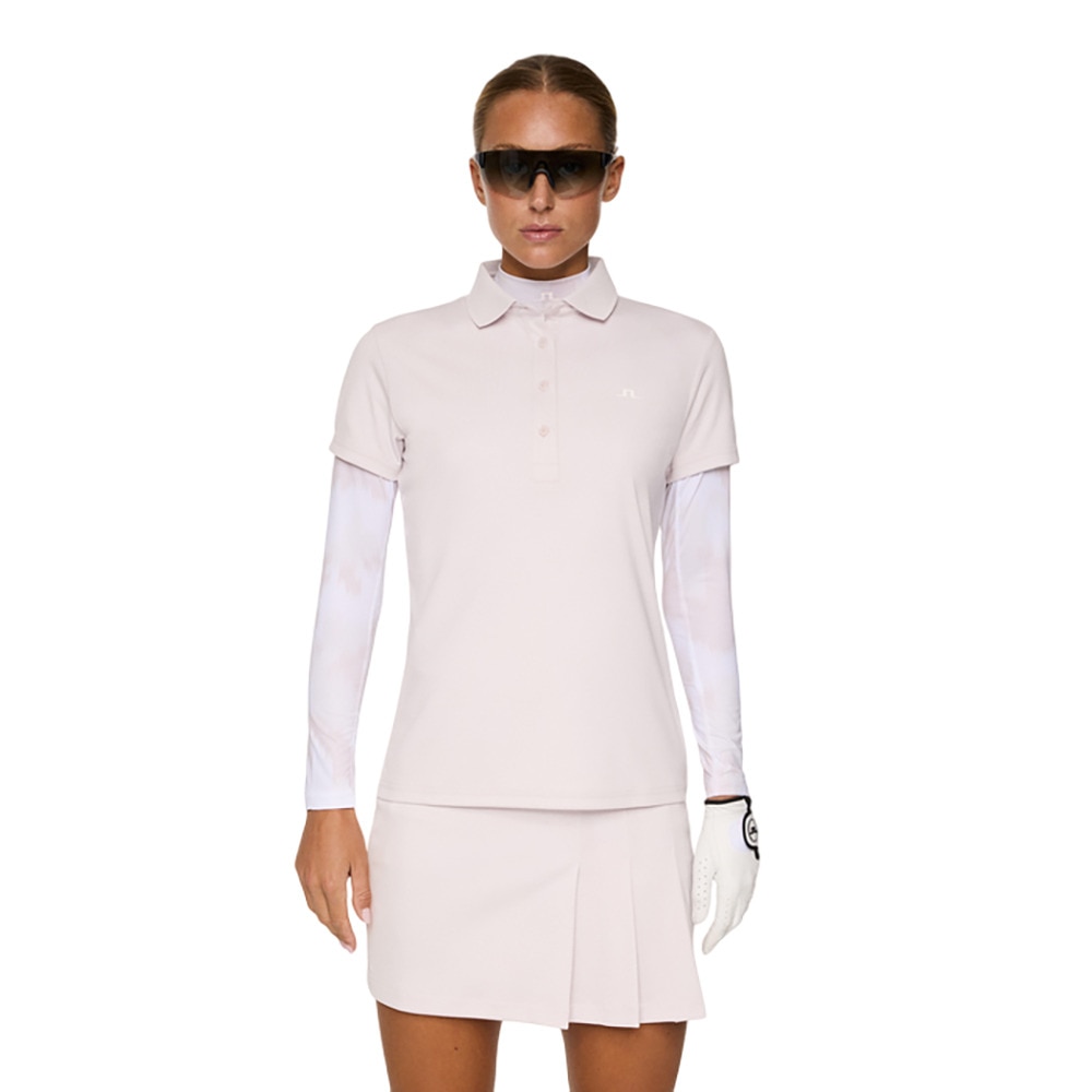 J.LINDEBERG（J.LINDEBERG）（レディース）ゴルフウェア 速乾 Cassie 半袖ポロシャツ 072-24842-25AW-081