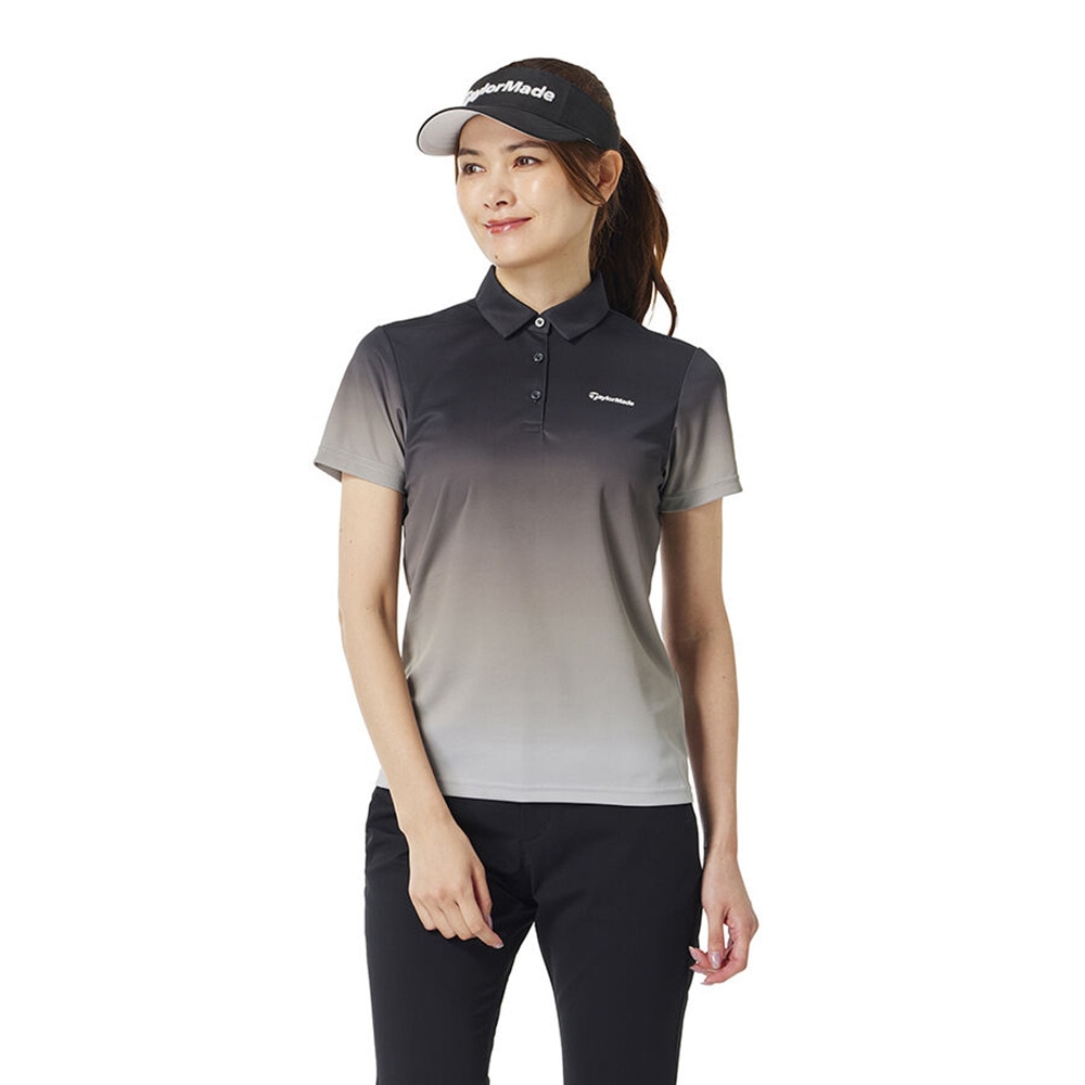 テーラーメイド（TAYLORMADE）（レディース）ゴルフウェア T-ICE グラデーション 半袖ポロシャツ M20331-TL519