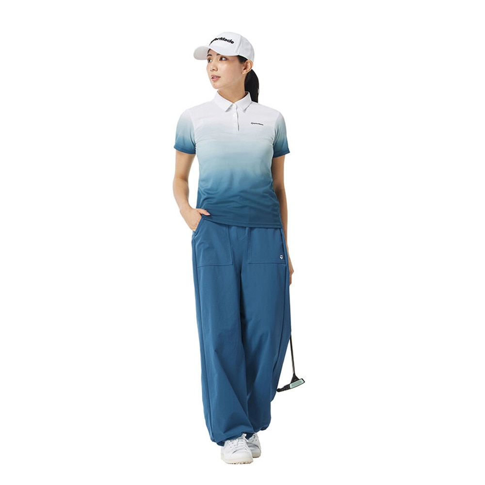テーラーメイド（TAYLORMADE）（レディース）ゴルフウェア T-ICE グラデーション 半袖ポロシャツ M20332-TL519