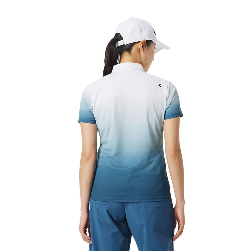 テーラーメイド（TAYLORMADE）（レディース）ゴルフウェア T-ICE グラデーション 半袖ポロシャツ M20332-TL519