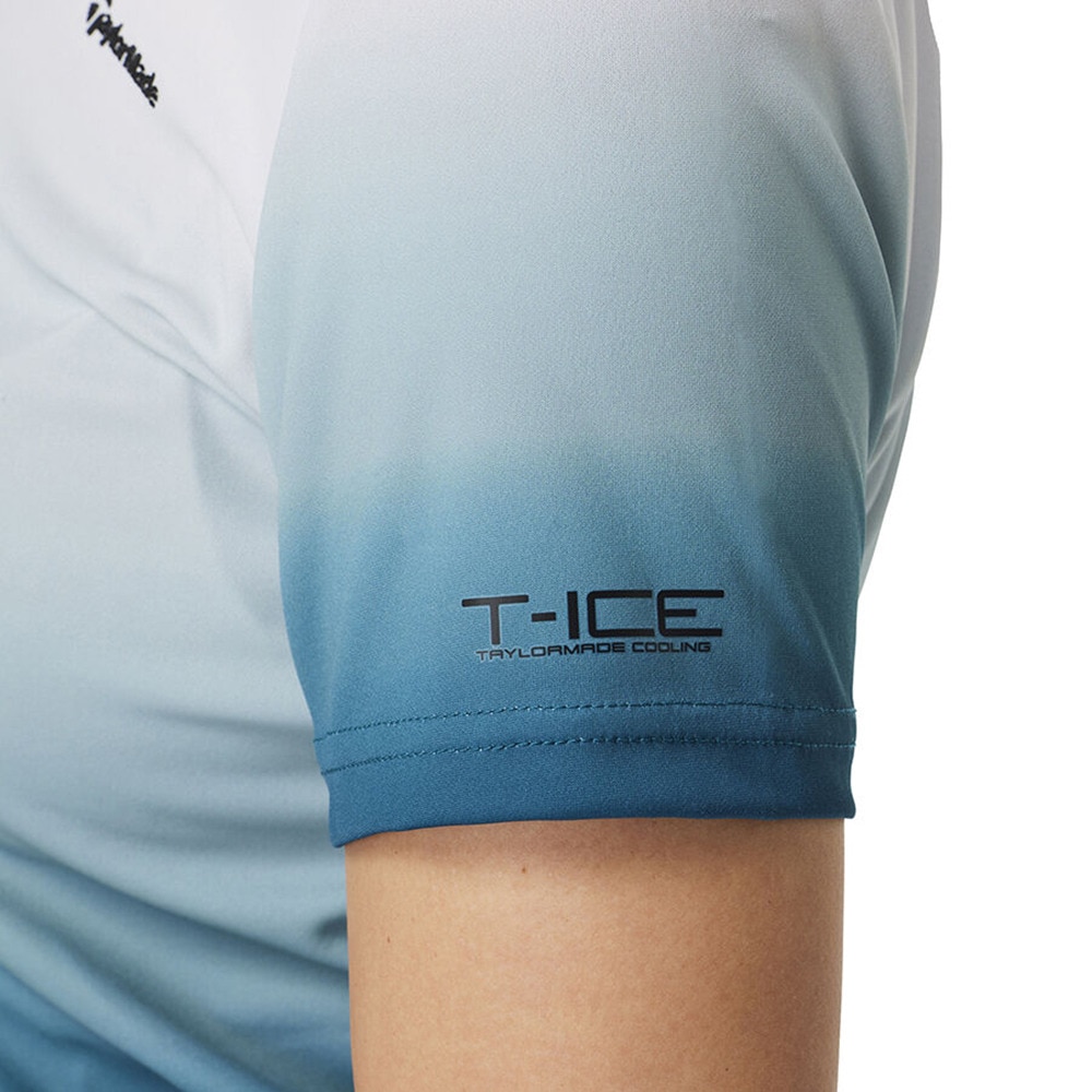 テーラーメイド（TAYLORMADE）（レディース）ゴルフウェア T-ICE グラデーション 半袖ポロシャツ M20332-TL519