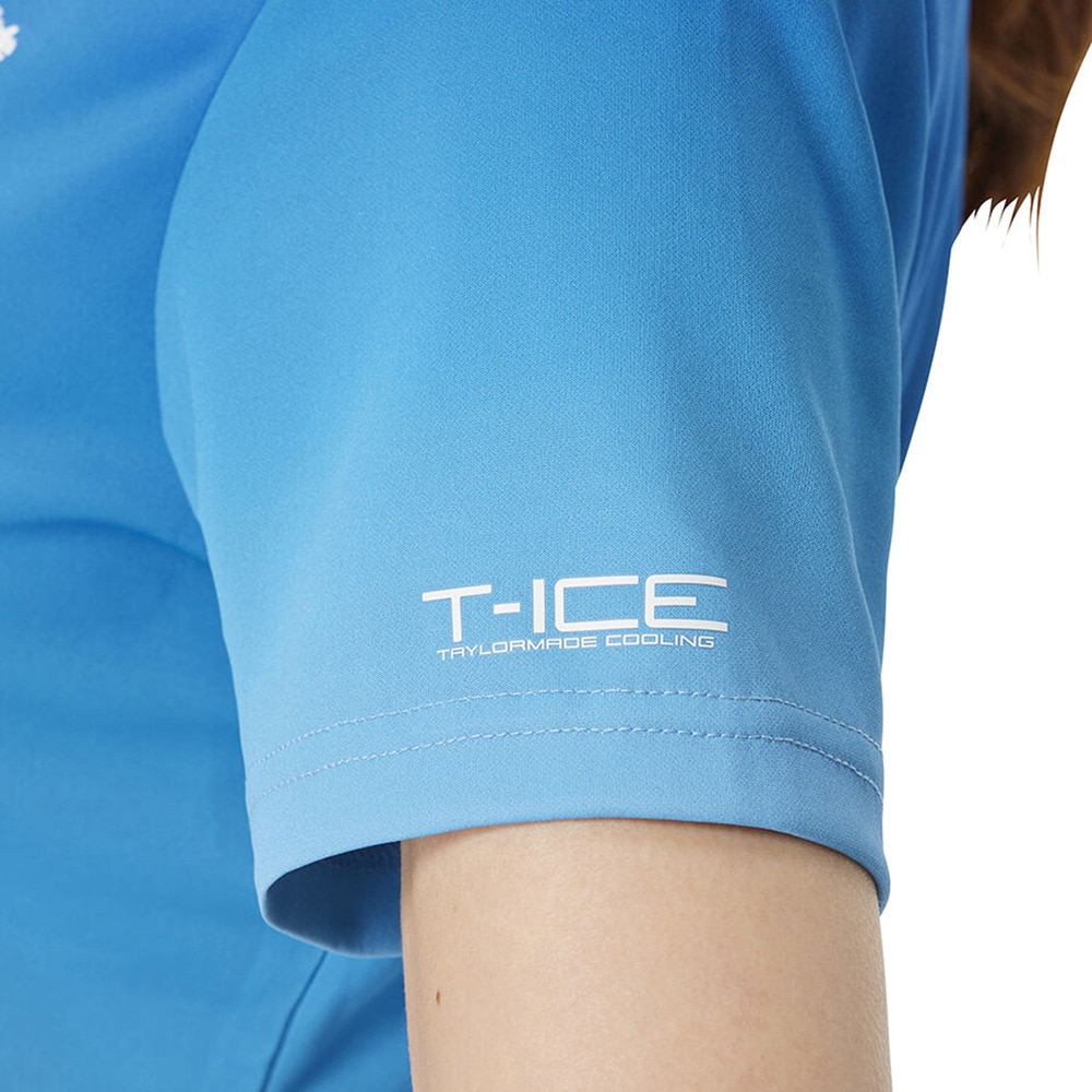 テーラーメイド（TAYLORMADE）（レディース）ゴルフウェア T-ICE グラデーション 半袖ポロシャツ M20333-TL519