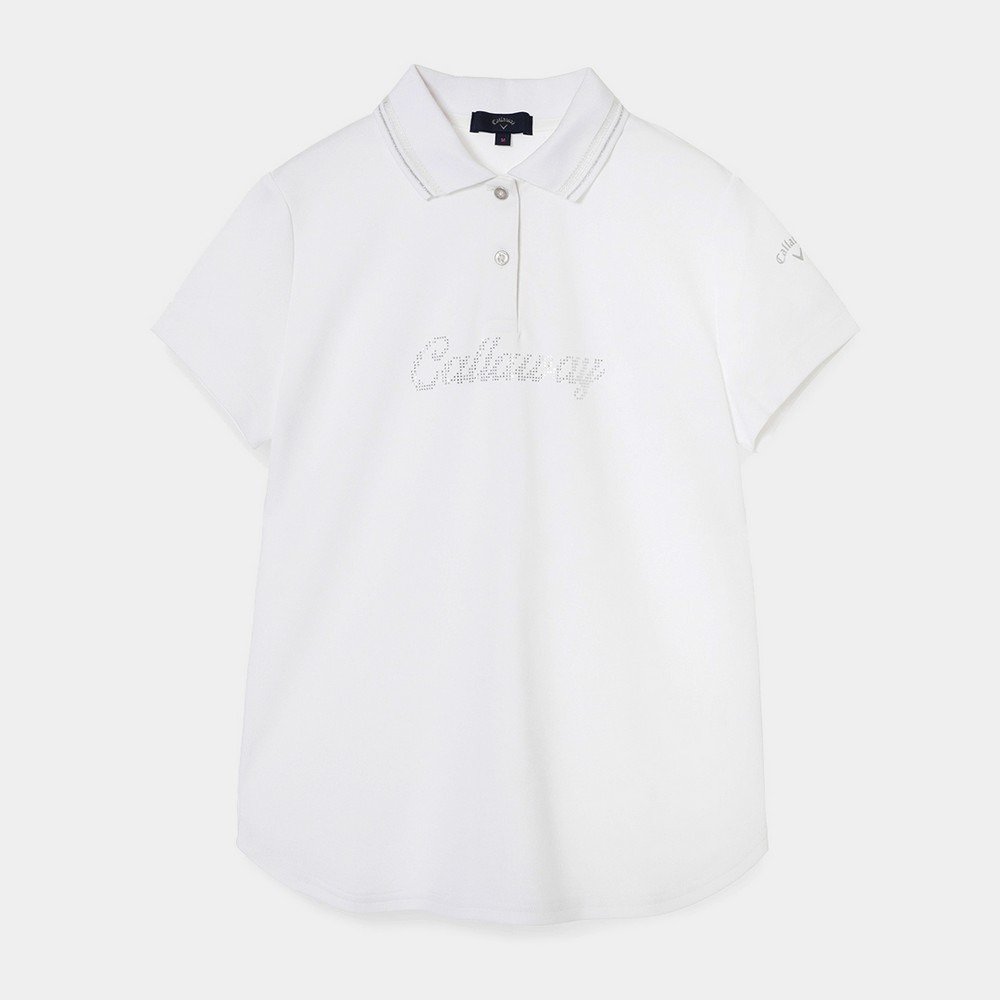 キャロウェイ（CALLAWAY）（レディース）ゴルフウェア 吸汗速乾 ポリエステルカノコ 半袖ポロシャツ C26134200-1030