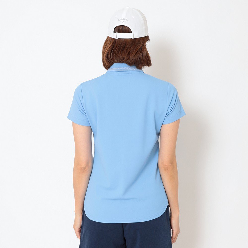 キャロウェイ（CALLAWAY）（レディース）ゴルフウェア 吸汗速乾 ポリエステルカノコ 半袖ポロシャツ C26134200-1110