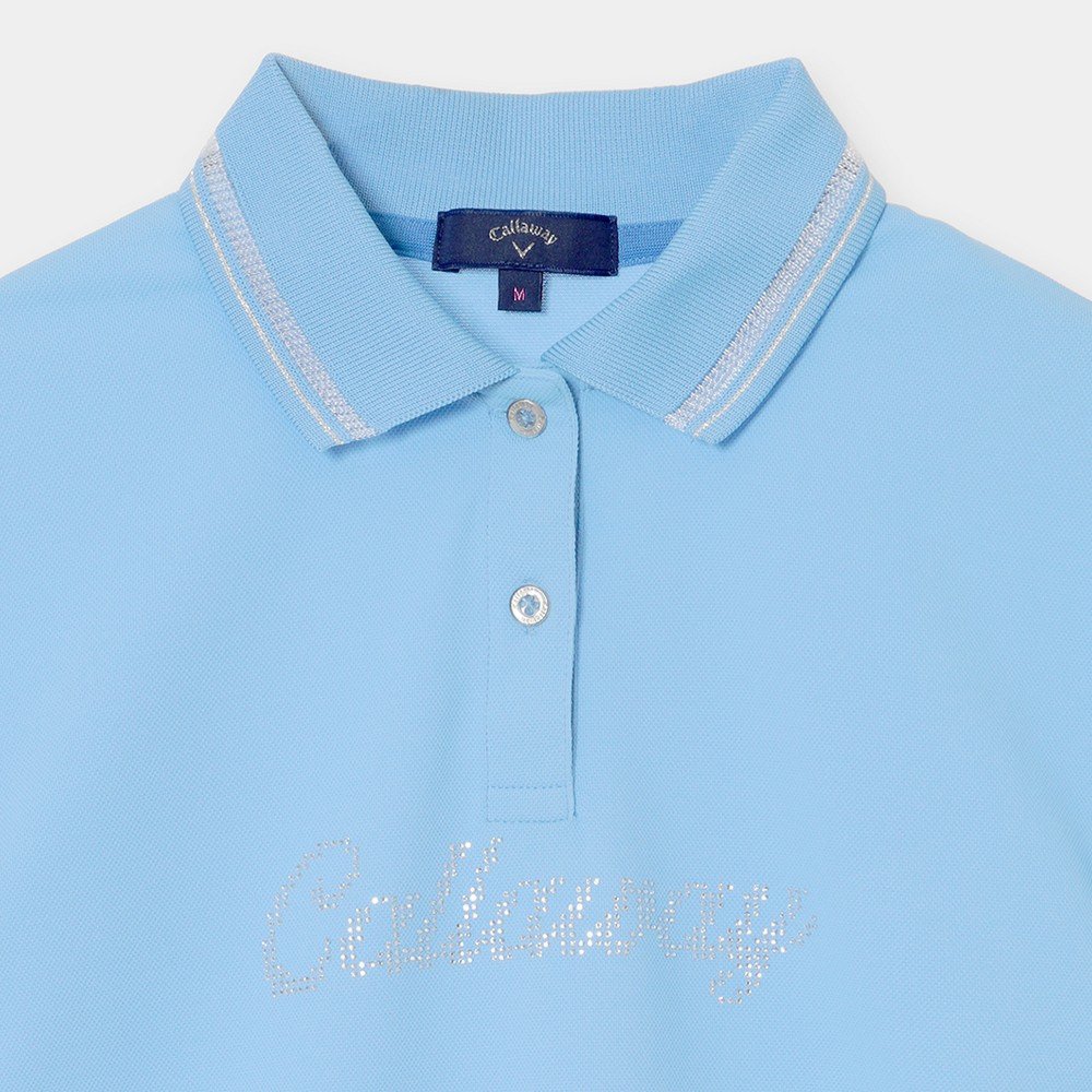 キャロウェイ（CALLAWAY）（レディース）ゴルフウェア 吸汗速乾 ポリエステルカノコ 半袖ポロシャツ C26134200-1110