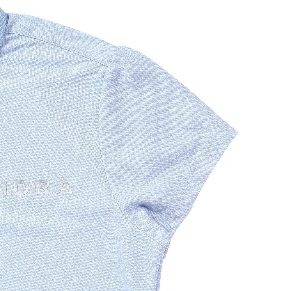 フィドラ（FIDRA）（レディース）ゴルフウェア 接触冷感 半袖 フレンチスリーブシャツ FD5RUG08 SAX