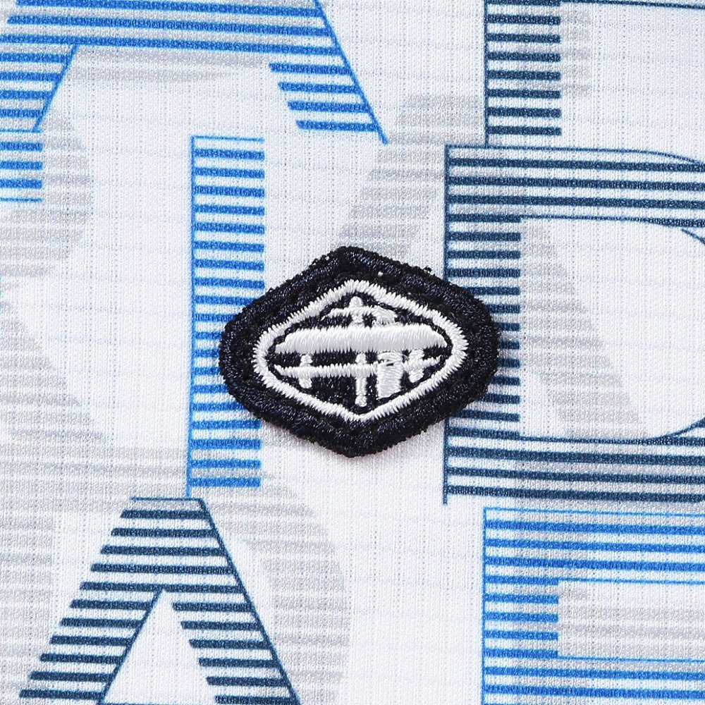 フィドラ（FIDRA）（レディース）ゴルフウェア 半袖 総柄ポロシャツ FD5RUG11 WHT