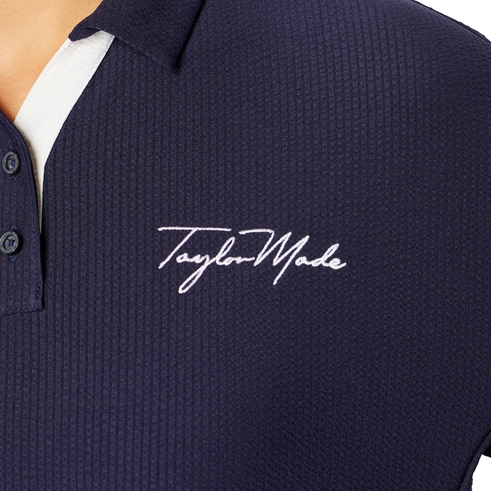 テーラーメイド（TAYLORMADE）（レディース）ゴルフウェア リラックスシアサッカー半袖ポロ M24243-TL816