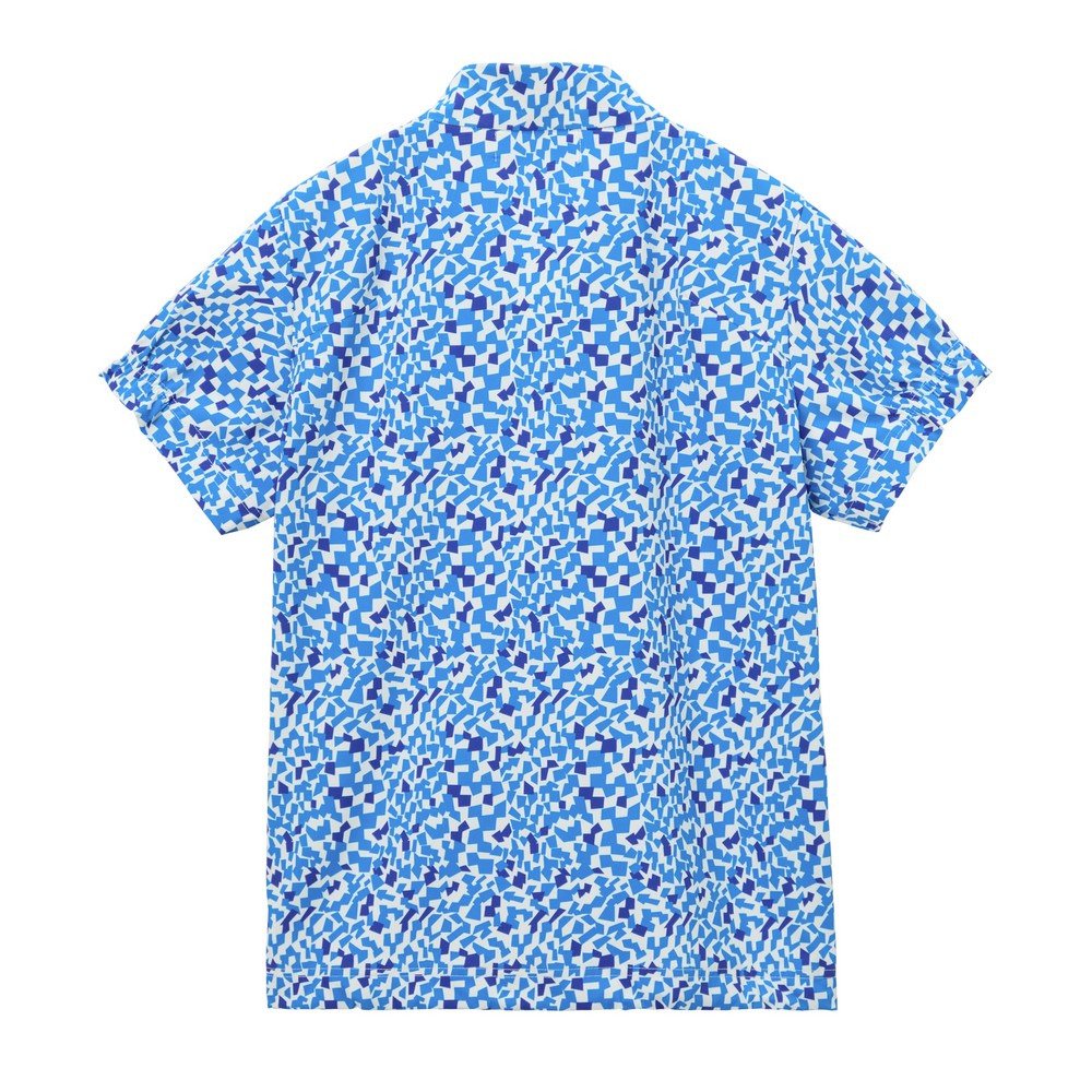 ルコックスポルティフ（lecoqsportif）（レディース）ワイドシルエット モックネックシャツ LG6SHS81L BL00