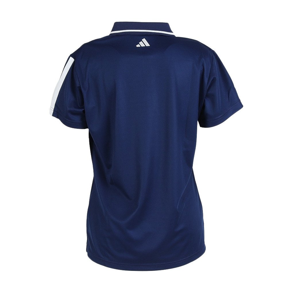 アディダス（adidas）（レディース）ゴルフウェア アシンメトリーストライプス シャツ OGH90-KM0855 NVY