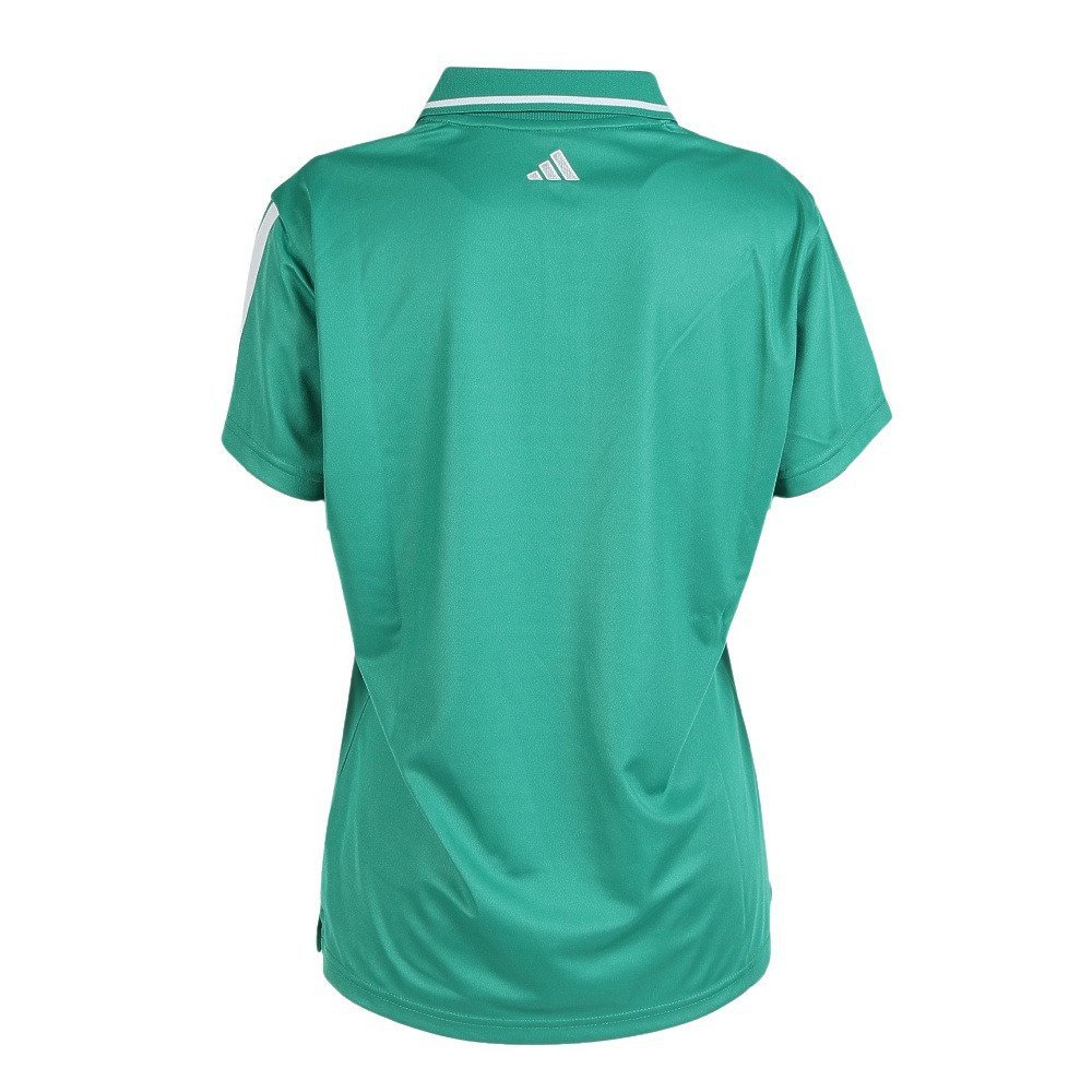 アディダス（adidas）（レディース）ゴルフウェア アシンメトリーストライプス シャツ OGH90-KM0856 GRN