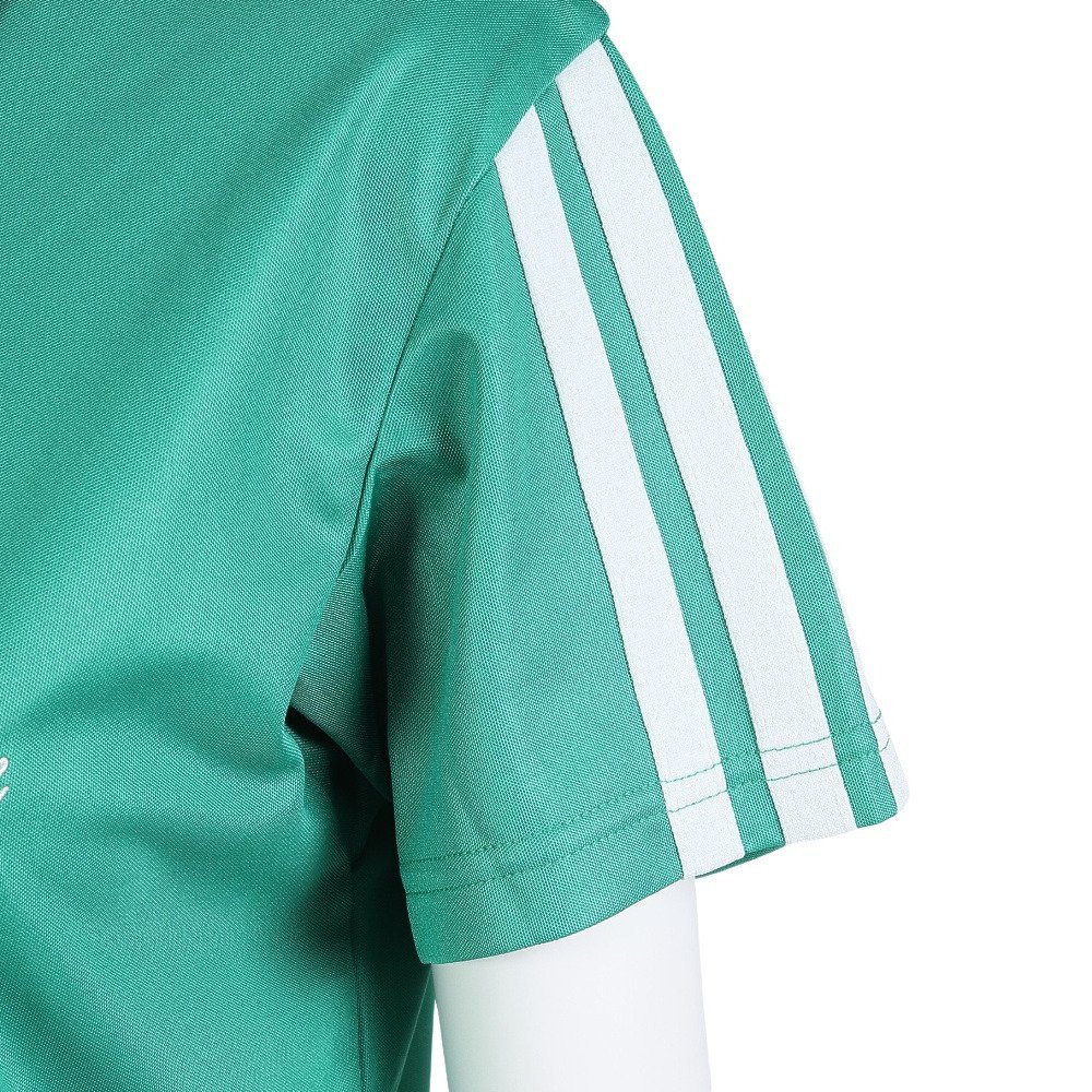 アディダス（adidas）（レディース）ゴルフウェア アシンメトリーストライプス シャツ OGH90-KM0856 GRN