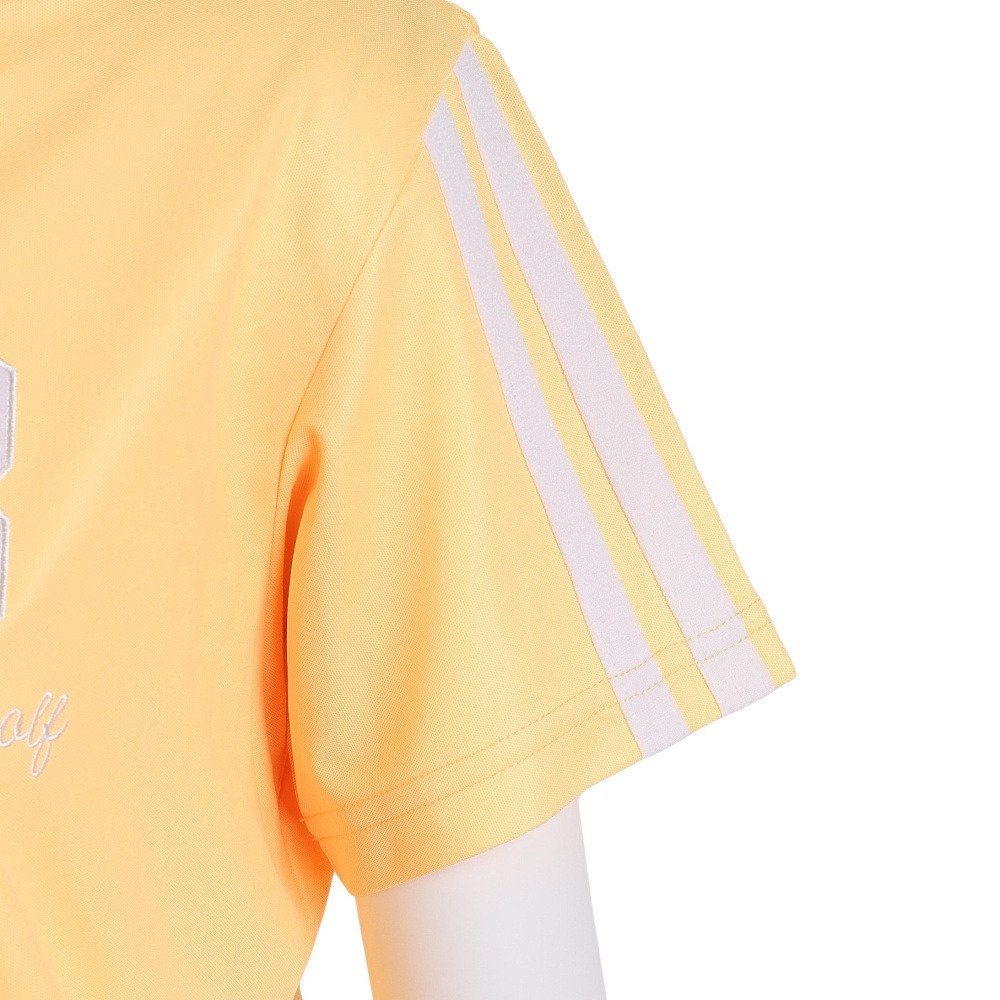 アディダス（adidas）（レディース）ゴルフウェア アシンメトリーストライプス シャツ OGH90-KM0857 YEL