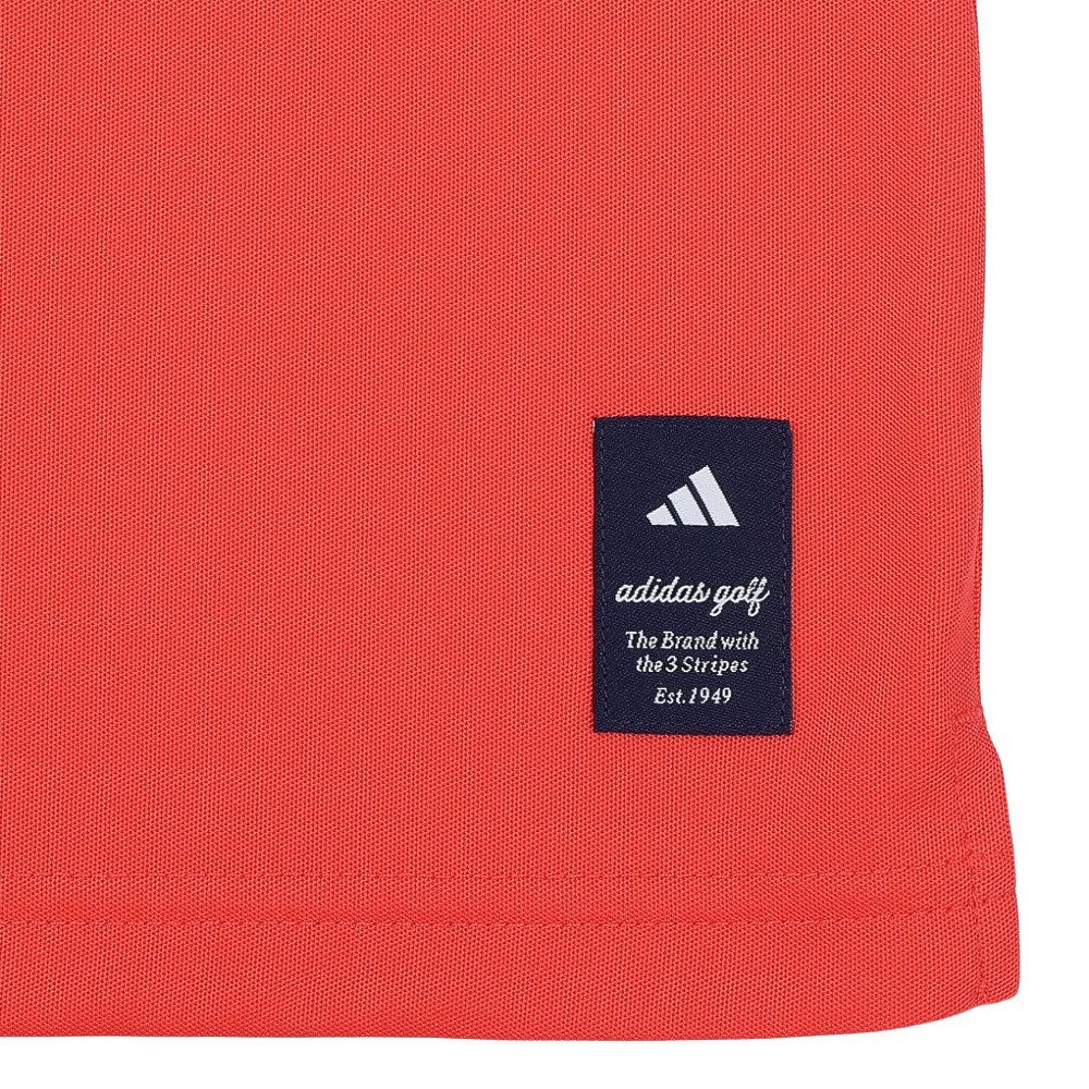 アディダス（adidas）（レディース）ゴルフウェア 接触冷感 アシンメトリーストライプス シャツ OGH90-KM2218 RED