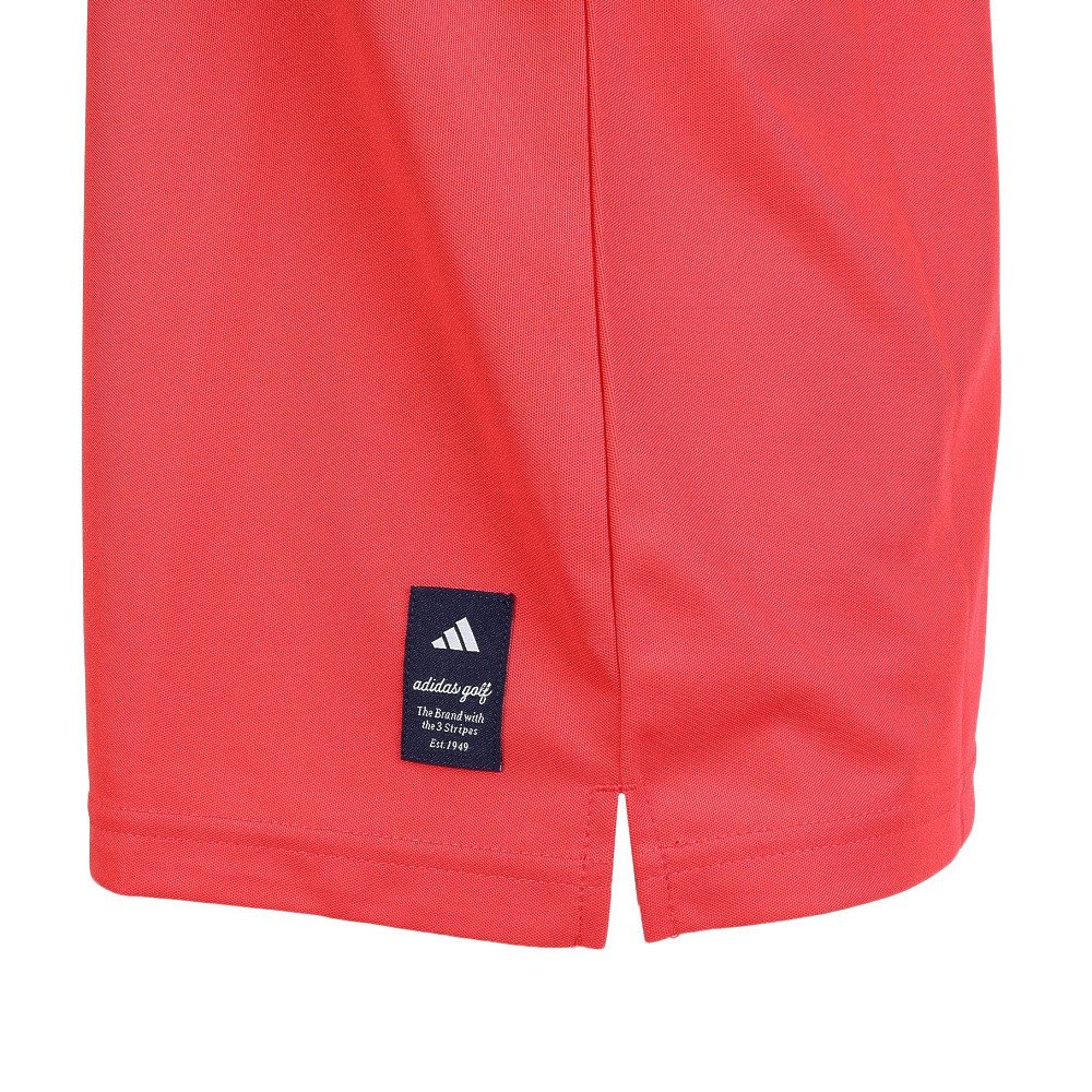 アディダス（adidas）（レディース）ゴルフウェア アシンメトリーストライプス シャツ OGH90-KM2218 RED