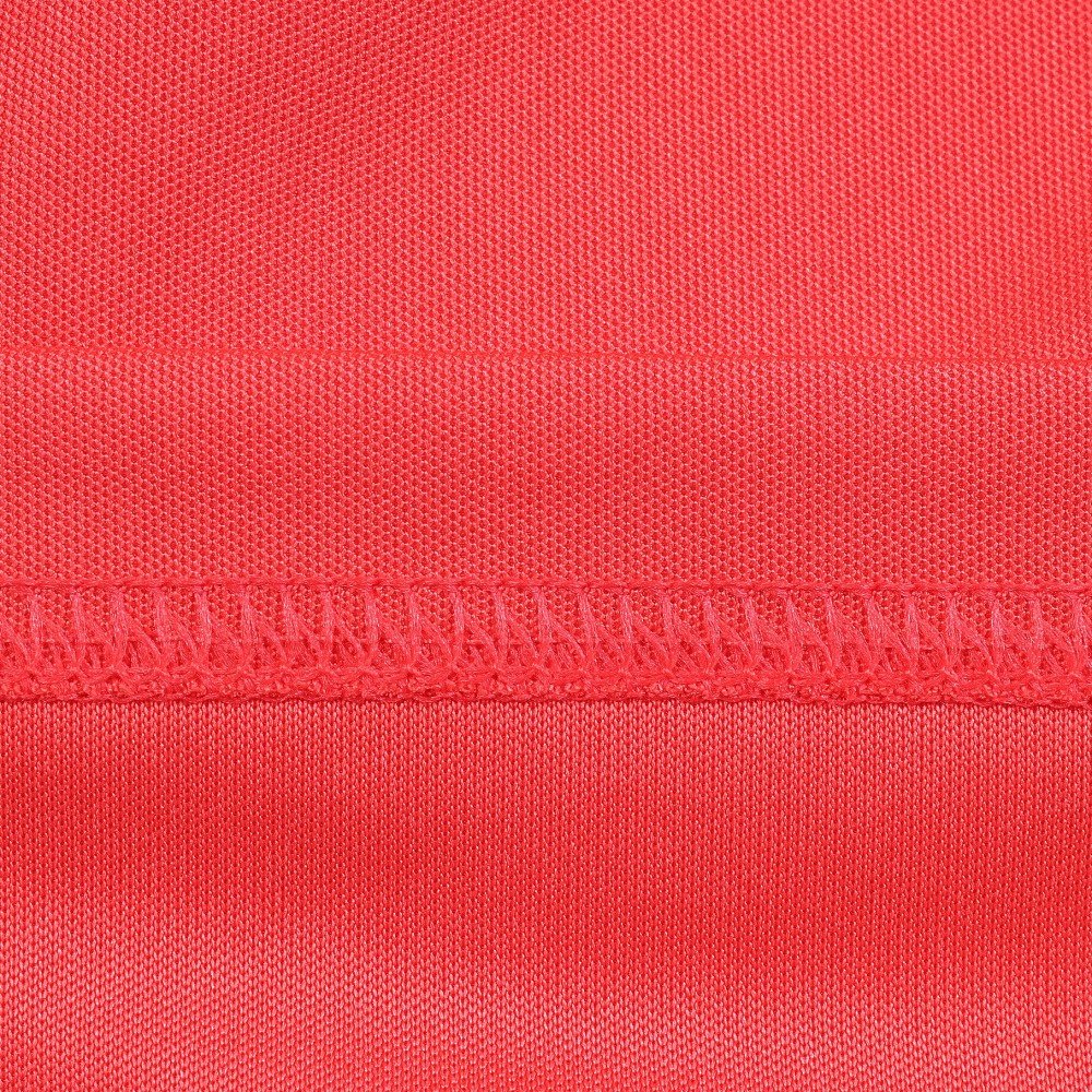 アディダス（adidas）（レディース）ゴルフウェア アシンメトリーストライプス シャツ OGH90-KM2218 RED
