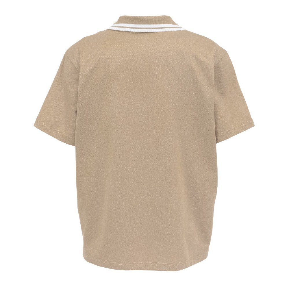 【レディース】Ralph Lauren コットンニット ポロシャツ ベージュ　M ラルフ ローレン（RALPH LAUREN）（レディース）ゴルフウェア ニット