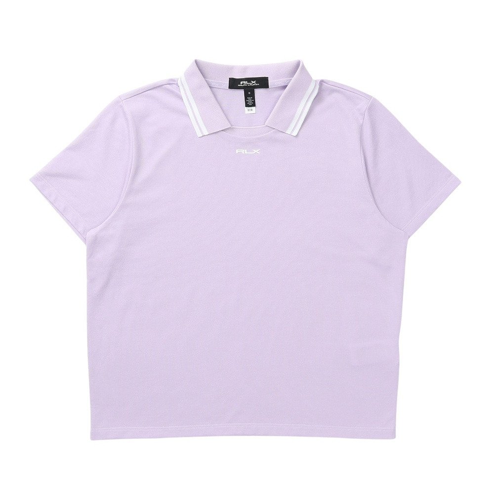 新作1点のみ☆G/FORE メンズシャツポロシャツsizeMホワイト×パープル ラルフ ローレン（RALPH LAUREN）（レディース）ゴルフウェア ニット