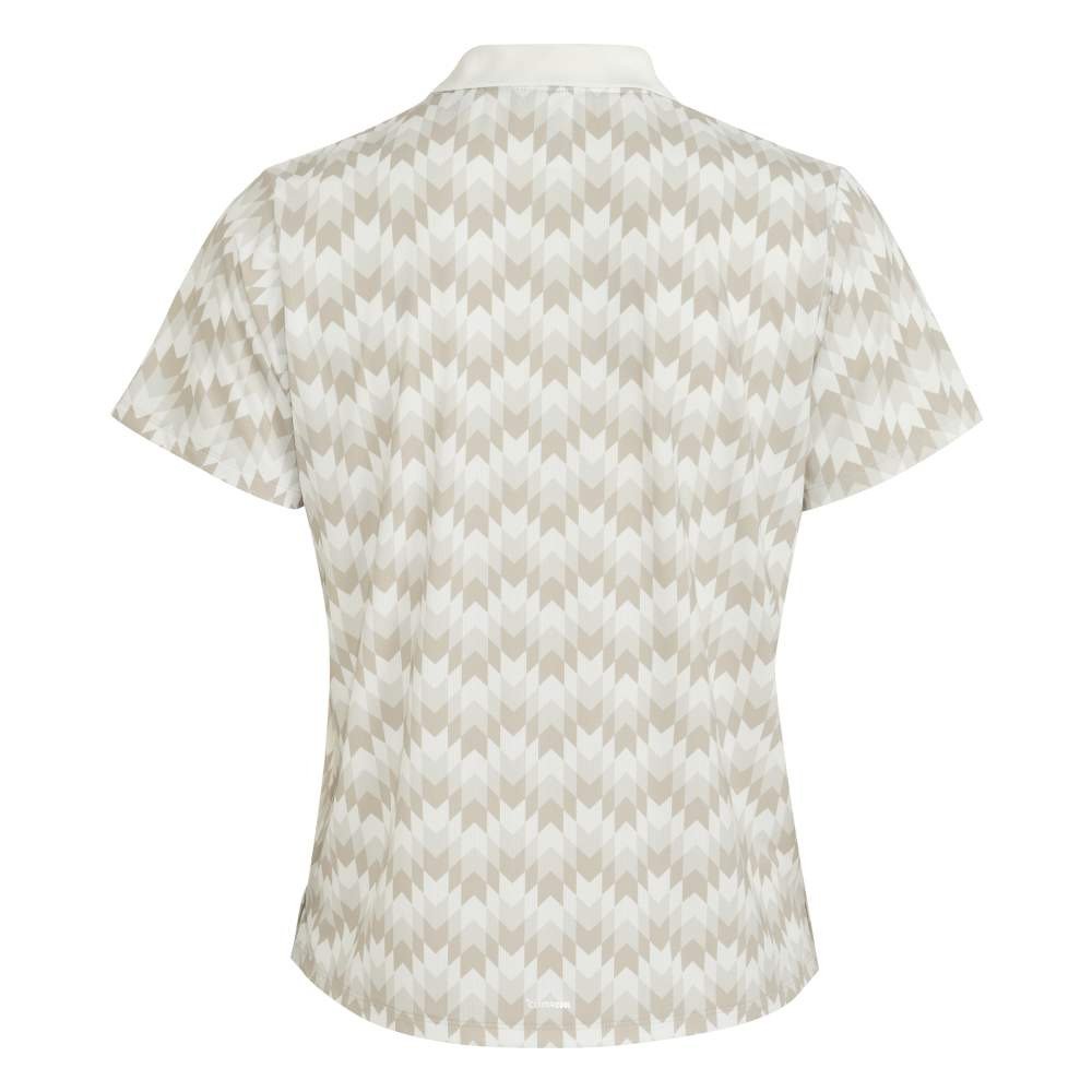 アディダス（adidas）（レディース）ゴルフウェア CCシーズナルプリント AOP 半袖ポロシャツ OGV40-KM3446 W/GRY