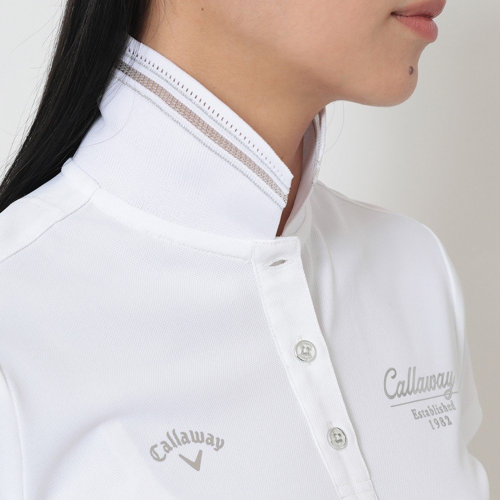 キャロウェイ（CALLAWAY）（レディース）ゴルフウェア 半袖 カノコ
