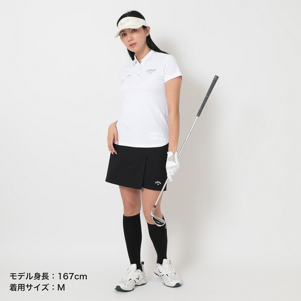 キャロウェイ（CALLAWAY）（レディース）ゴルフウェア 半袖 カノコ