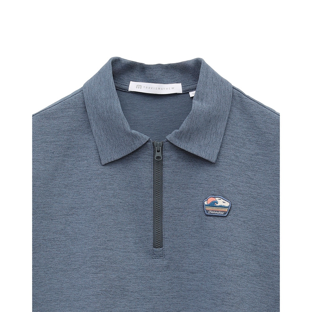 トラヴィスマシュー（Travis Mathew）（レディース）ゴルフウェア 半袖 Quarter Zip ポロシャツ 7AL525-4VIN