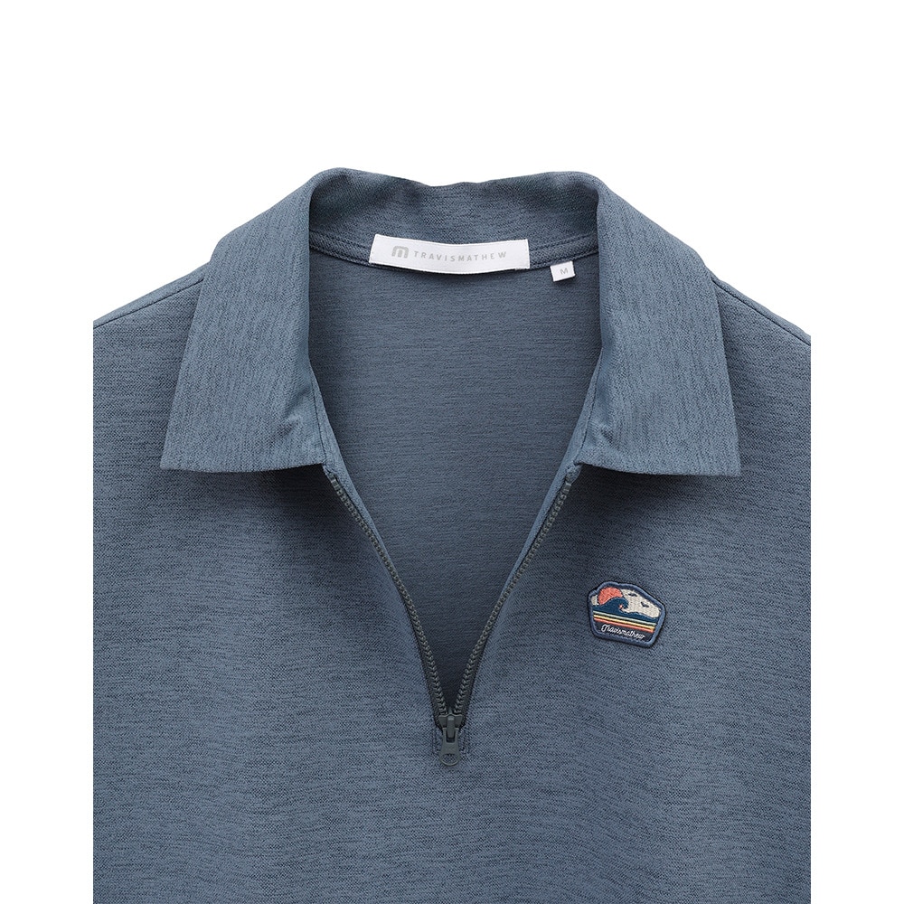トラヴィスマシュー（Travis Mathew）（レディース）ゴルフウェア 半袖 Quarter Zip ポロシャツ 7AL525-4VIN