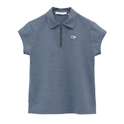 (レディース)ゴルフウェア 半袖 Quarter Zip ポロシャツ 7AL525-4VIN