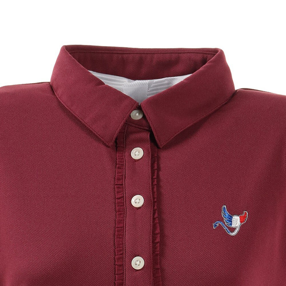 クランク（CLUNK）（レディース）ゴルフウェア 運動性 快適性 吸汗 速乾 ストレッチ 消臭 UPF45 UV アンダーポロセット CL5LUG06 PUL.★★★