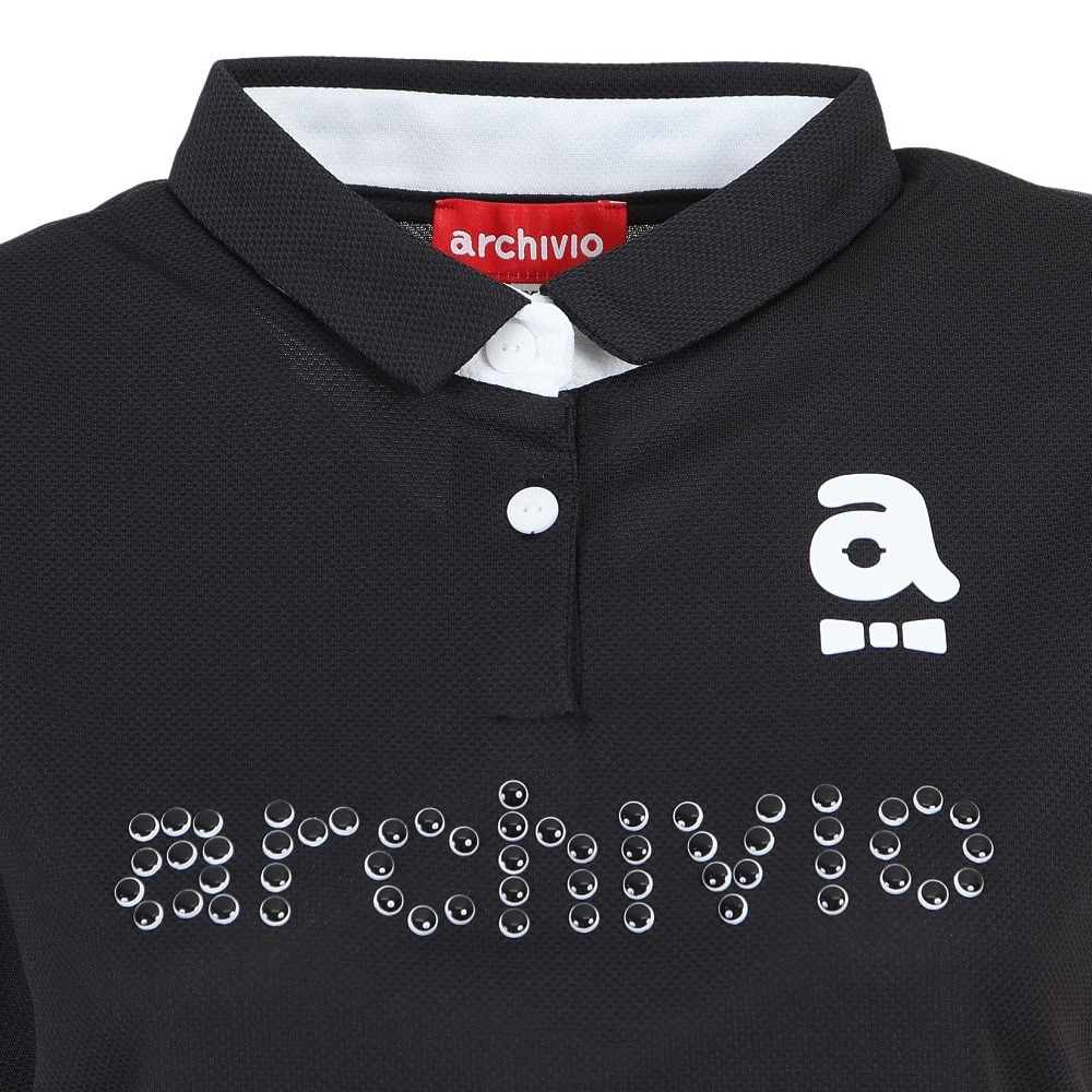 アルチビオ（archivio）（レディース）ゴルフウェア 半袖 吸汗 速乾 プルオーバー A159508-001