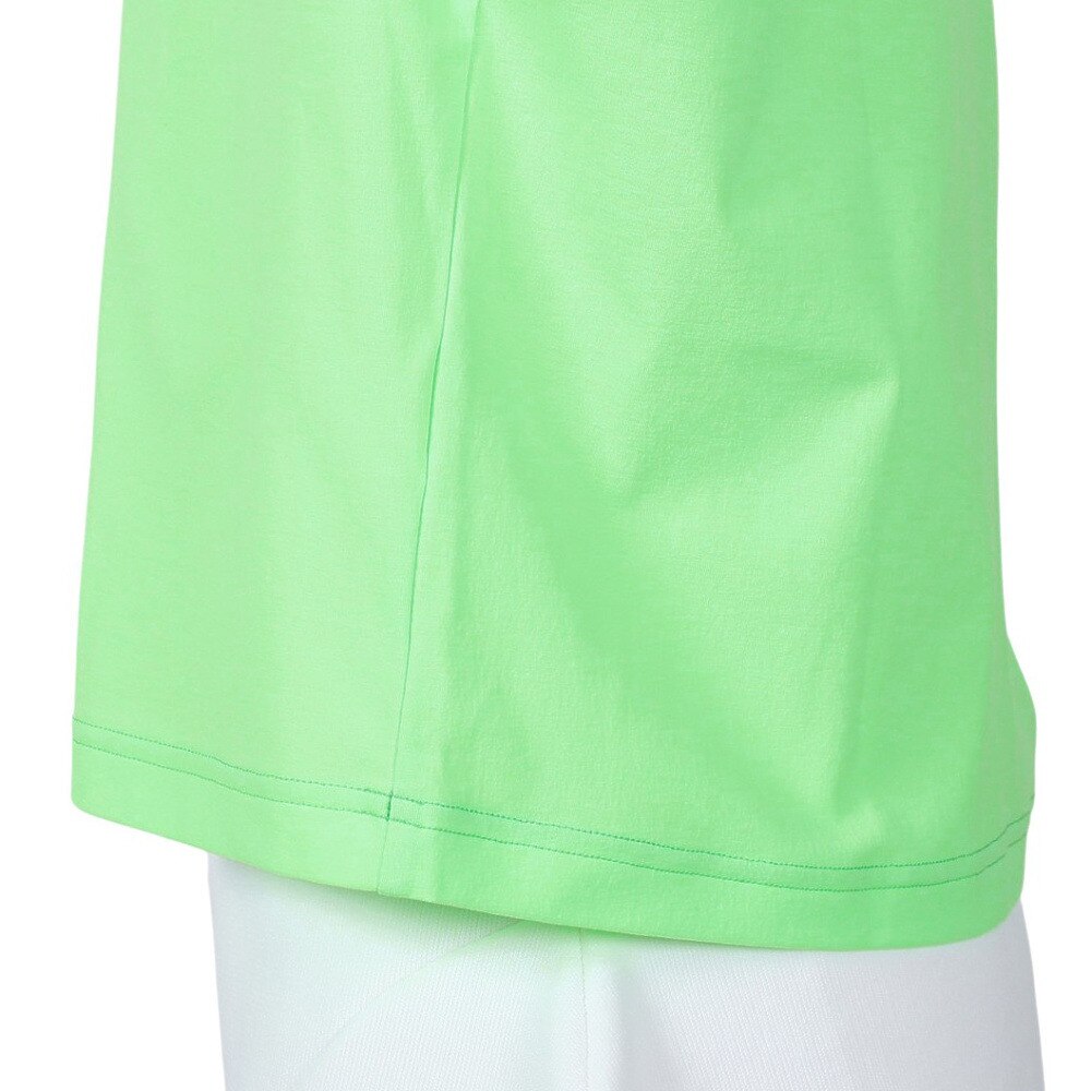 ROSASEN（レディース）ゴルフウェア ストレッチ 吸水 速乾 軽量 A-Line 半袖モックネックシャツ 048-26443-021