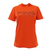 ピン（PING）（レディース）ゴルフウェア UV半袖モックネックカットソー 622-2168402-150