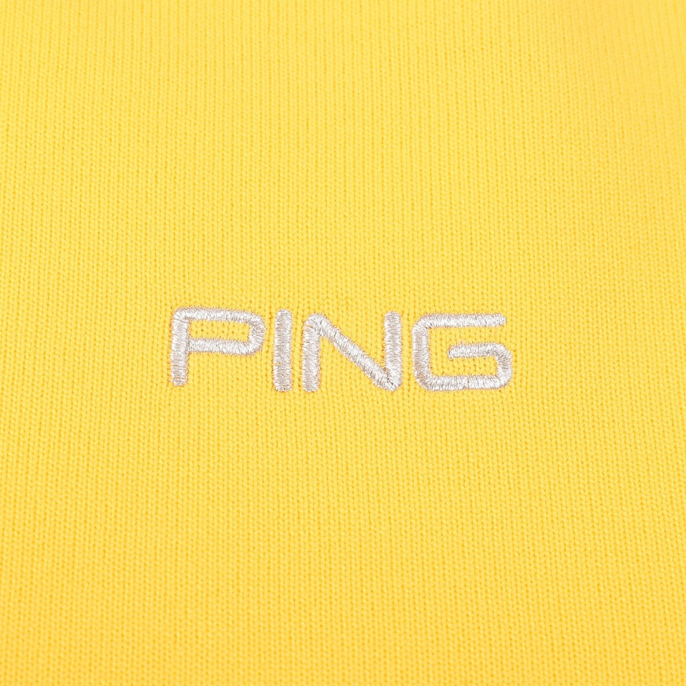 ピン（PING）（レディース）モックネック レディース ゴルフ 半袖 撥水 軽量 ハイネックニット 622-2275800-060