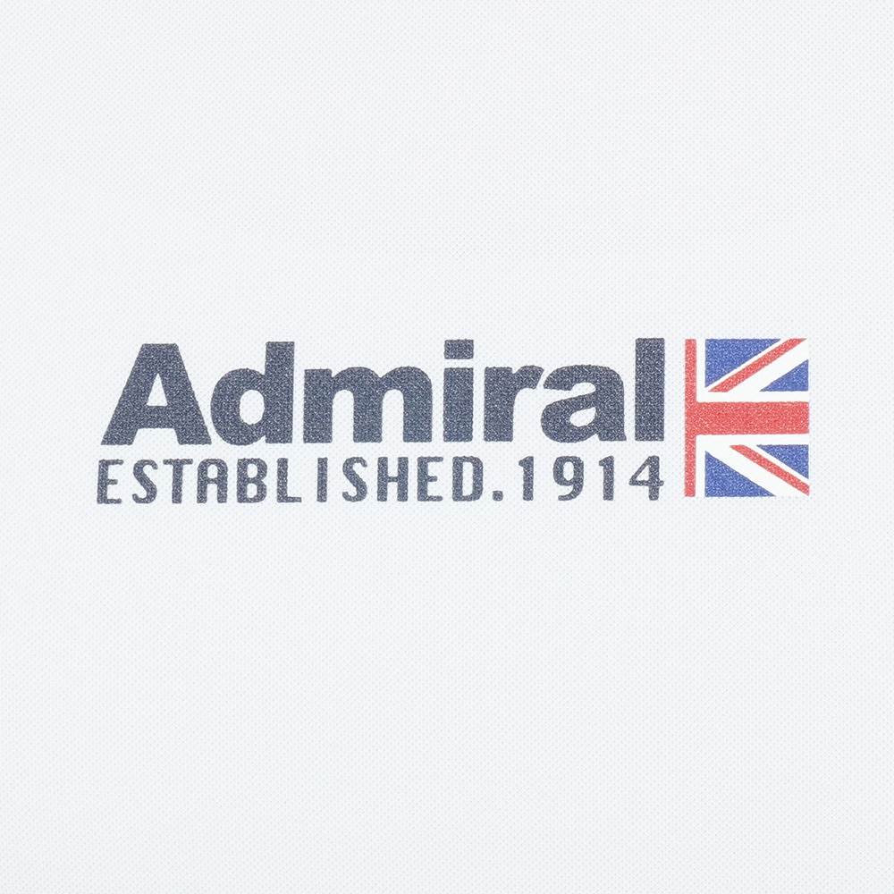 アドミラル ゴルフ（Admiral GOLF）（レディース）ゴルフウェア 半袖 ベーシックフロントロゴ モックネック ADLA314-WHT