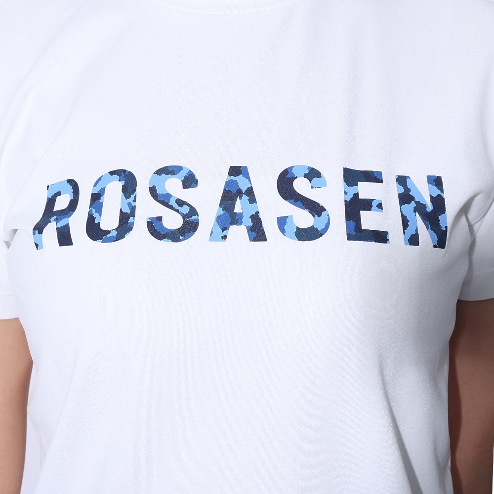 ROSASEN（レディース）ゴルフウェア 半袖 ソロナ天竺半袖モックネック 045-28242-005
