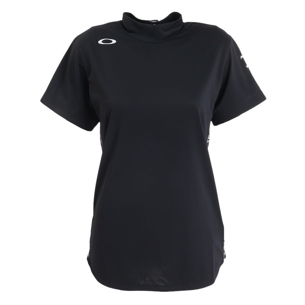 オークリー（OAKLEY）（レディース）ゴルフウェア 吸汗 速乾 接触冷感 半袖 Elevate Icy Breath モックシャツ  FOA500545-02E ゴルフ用品はヴィクトリアゴルフ