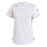 オークリー（OAKLEY）（レディース）ゴルフウェア 吸汗 速乾 接触冷感 半袖 Elevate Icy Breath モックシャツ FOA500545-100