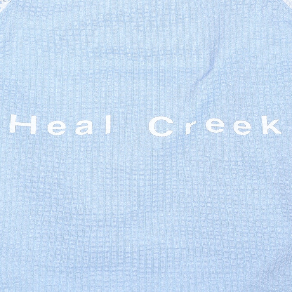 ヒールクリーク（HEAL CREEK）（レディース）モックネック レディース ゴルフ 半袖 デラウェプレミアムサッカージャージ 半袖シャツ 002-28540-095